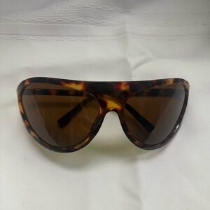 Wrap around Tortoiseshell Brown Women's Sunglasses
